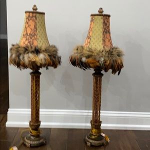 Feathered Lamps